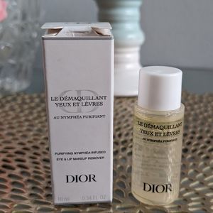 Dior eye and lip makeup remover mini